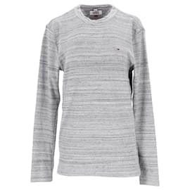 Tommy Hilfiger-Top ajustado de manga larga para hombre-Gris