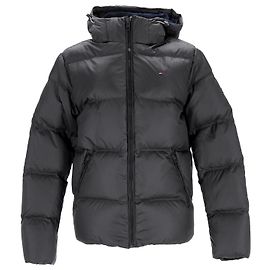 Tommy Hilfiger Giacca parka da uomo con cappuccio Nero