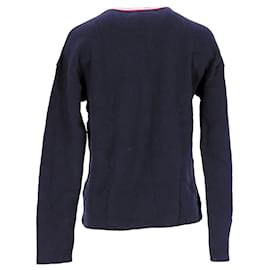Tommy Hilfiger-Damen-Pullover mit normaler Passform-Marineblau