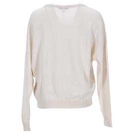 Tommy Hilfiger-Tommy Hilfiger Womens Oversized Fit Jumper in Cream Wool-White,Cream