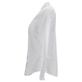 Tommy Hilfiger-Camisa ajustada de lunares para mujer-Blanco