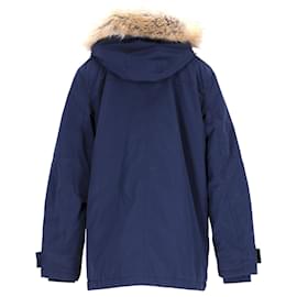 Tommy Hilfiger-Parka con cappuccio Tommy Jeans da uomo-Blu navy