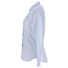 Tommy Hilfiger-Camicia da donna con vestibilità regolare Heritage Oxford-Blu,Blu chiaro