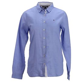 Tommy Hilfiger Heritage Oxford-Hemd für Damen mit regulärer Passform Blau