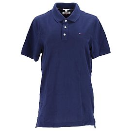 Tommy Hilfiger Polo da uomo in piqué originale Blu navy