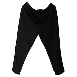 Tommy Hilfiger-Womens Pull On Jersey Trousers-Black