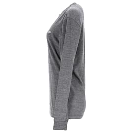 Tommy Hilfiger-Mens Slim Fit Long Sleeve Knit Top-Grey