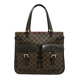 Louis Vuitton-Louis Vuitton Damier Ebene Uzes Canvas Tote Bag N51128 in Excellent condition-Brown