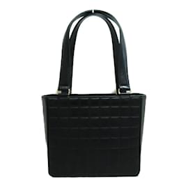 Chanel-Choco Bar Leather Tote Bag A17809-Black