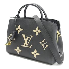 Louis Vuitton-Monogram Empreinte Montaigne BB  M45778-Black
