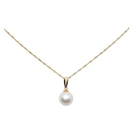 & Other Stories-18k Collar con colgante de perlas doradas-Dorado