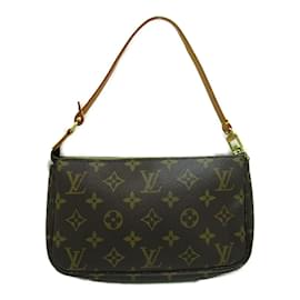 Louis Vuitton-Monogram Pochette Accessoires M51980-Braun