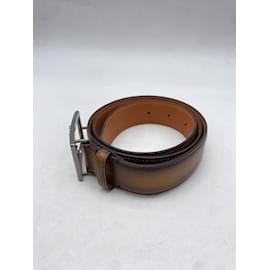 Berluti-BERLUTI  Belts T.cm 95 leather-Brown