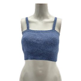 Autre Marque Non Signé / Non signé tops T.0-5 1 Cachemire Bleu