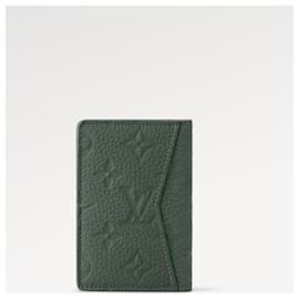 Louis Vuitton-LV organizador de bolsillo nuevo-Verde oscuro