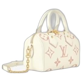 Louis Vuitton-LV Speedy bandouliere 20-Beige