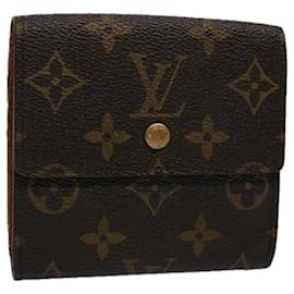 Louis Vuitton-LOUIS VUITTON Monogram Porte Monnaie Bier Cartes Crdit Wallet M61652 Auth am5332-Monogram