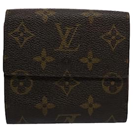 Louis Vuitton-LOUIS VUITTON Monogram Porte Monnaie Bier Cartes Crédit Wallet M61652 Authentification5332-Monogramme