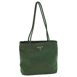 Prada-PRADA Tote Bag Nylon Khaki Auth 60534-Khaki