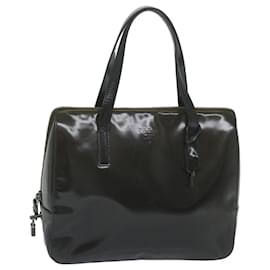 Prada-PRADA Hand Bag Leather Brown Auth bs10385-Brown