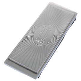 CARTIER Money Clip Silver Auth am5278 Silvery