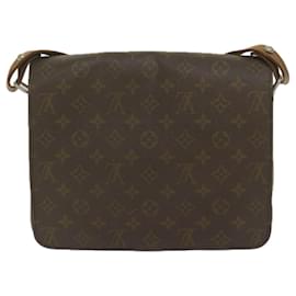 Louis Vuitton-LOUIS VUITTON Monogram Cartouchiere GM Shoulder Bag Vintage M51252 LV Auth 60971-Monogram