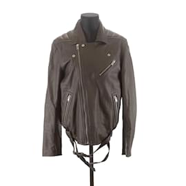 Iro-Leather coat-Grey