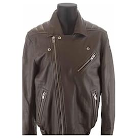 Iro-Leather coat-Grey