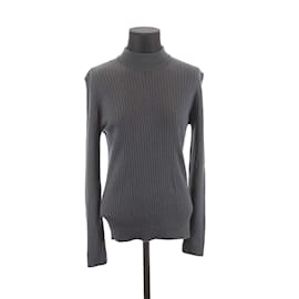 Courreges-Wollpullover-Grau