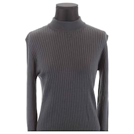 Courreges-Wollpullover-Grau
