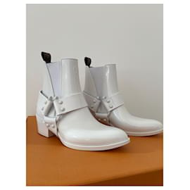 Louis Vuitton-Ankle Boots-White