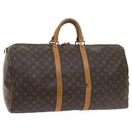 Louis Vuitton-Louis Vuitton Keepall 55-Brown