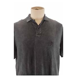 Isabel Marant-Cotton Polo Shirt-Grey