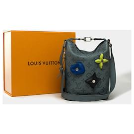 Louis Vuitton-Bolso LOUIS VUITTON en cuero gris - 101623-Gris