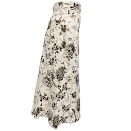 Autre Marque-ERDEM Marrone / Gonna longuette midi in denim bianco Victorine-Bianco