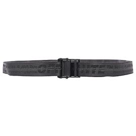 Off White Industrial Belt Black Canvas Black