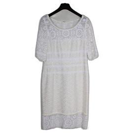 Kleid von Oscar de la Renta Weiß