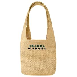 Isabel Marant-Praia Medium Shopper Bag - Isabel Marant - Raffia - Beige-Beige