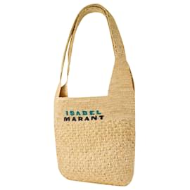 Isabel Marant-Praia Medium Shopper Bag - Isabel Marant - Raffia - Beige-Beige