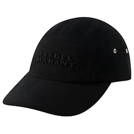 Isabel Marant-Tedji Cap - Isabel Marant - Cotton - Black-Black