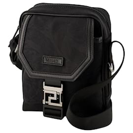 Versace-Neo Nylon Crossbody - Versace - Nylon - Preto-Preto