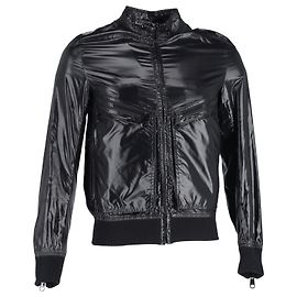 Christian Dior Blouson Bomber Cargo Glowing Dior Homme en Polyester Noir Noir