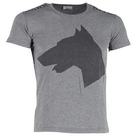 Camiseta con estampado de perro Christian Dior Dark Bite en algodón gris Castaño