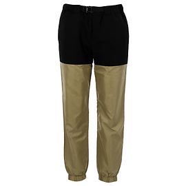 Pantalones Sacai de dos tonos con cinturón en algodón multicolor Otro Impresión de pitón