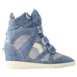 Baskets Bekett - Isabel Marant - Coton - Bleu clair Bleu