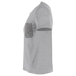 Alexander Mcqueen-Alexander McQueen Skull Pocket T-Shirt in Grey Cotton-Brown