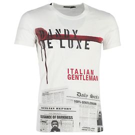 Camiseta Dolce & Gabbana 'Italian Gentleman' em algodão branco Branco