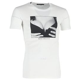 Dolce & Gabbana Camiseta Monica Bellucci de algodón blanco Blanco