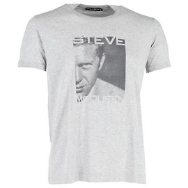 Dolce & Gabbana Camiseta Steve McQueen de algodón gris Gris
