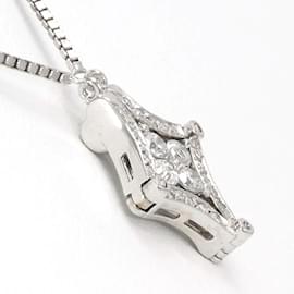 & Other Stories-18K Diamond Kite Pendant Necklace-Silvery